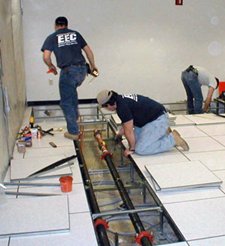 EEC's data center construction team hard at work