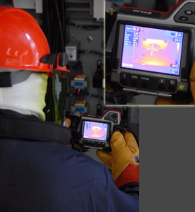 Infrared thermal scan